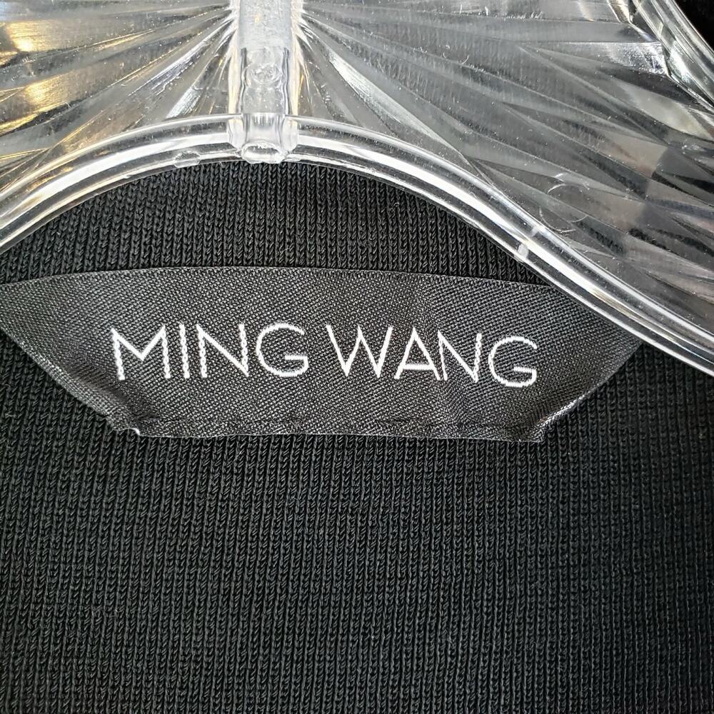 Ming Wang Women Knit Cardigan Jacket Size XL ? Black Career Capsule Stretch Knit - Picture 4 of 9